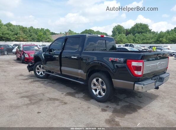 1FTFW1ED5MFC05410 2021 FORD F150 Black Задня ліва чверть