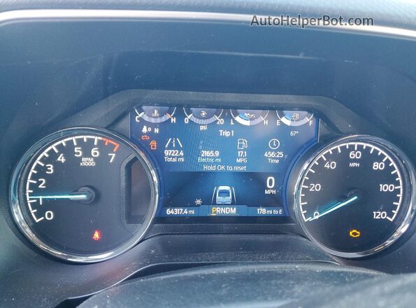 1FTFW1ED5MFC49455 2021 FORD F150 Blue Սարքավորումների վահանակի տեսք