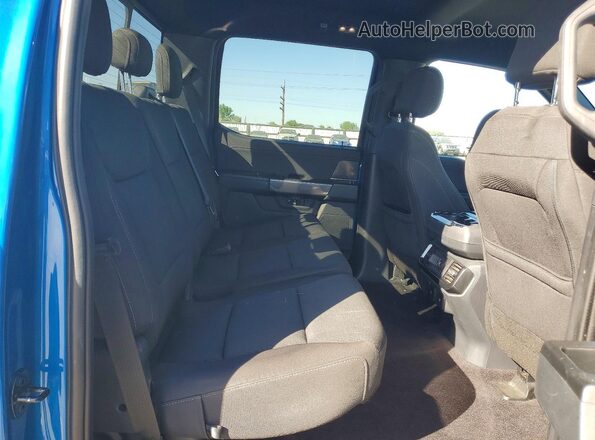 1FTFW1ED5MFC49455 2021 FORD F150 Blue Հետևի նստատեղերի տեսք