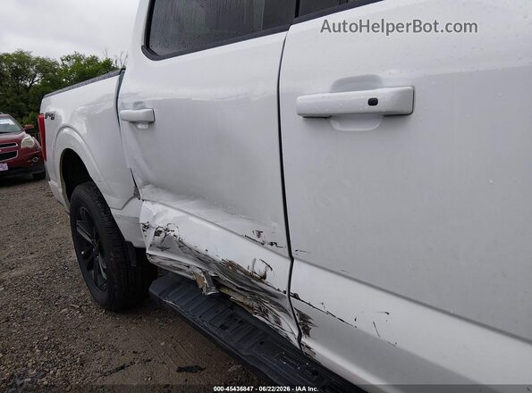 1FTFW1ED5NFB53066 2022 FORD F150 White Դիմացի տեսք