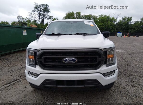 1FTFW1ED5NFB53066 2022 FORD F150 White Սալոնի հետևի տեսք