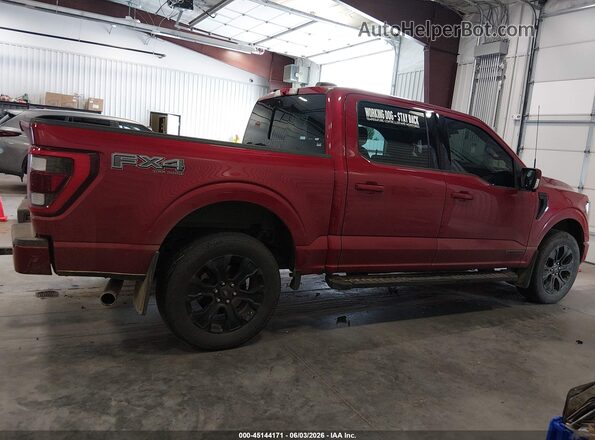 1FTFW1ED5NFC17560 2022 FORD F150 Red უკანა სალონის ხედი
