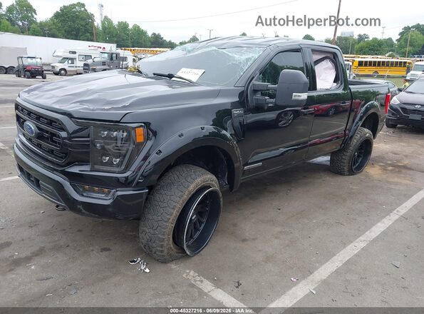 1FTFW1ED5NFC42670 2022 FORD F150 Black Front left