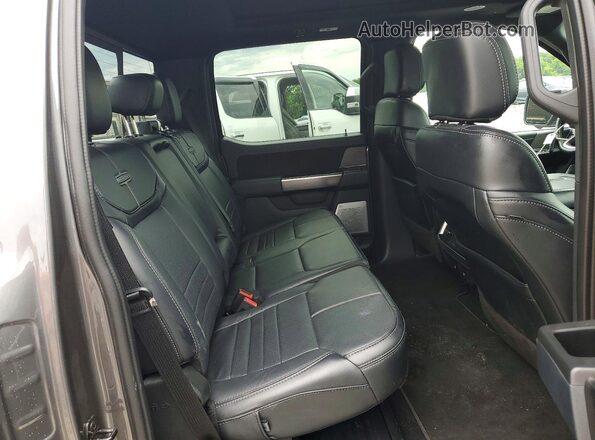 1FTFW1ED6PFB43276 2023 FORD F150 Gray Հետևի նստատեղերի տեսք