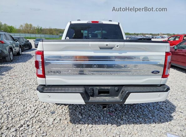 1FTFW1ED6PFB49191 2023 FORD F150 White Հետևի տեսք