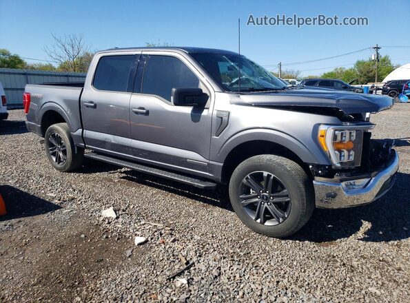 1FTFW1ED6PFC74417 2023 FORD F150 Gray Delantero derecho