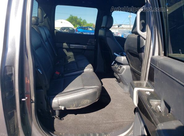 1FTFW1ED6PFC74417 2023 FORD F150 Gray Vista de los asientos traseros