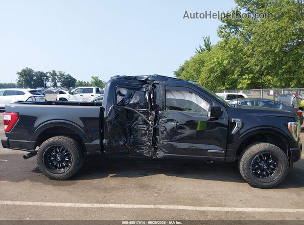 1FTFW1ED8MFA89605 2021 FORD F150 Черный Вид щитка приборов