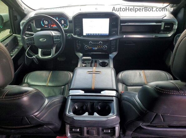 1FTFW1ED8MFC00475 2021 FORD F150 White Dashboard view