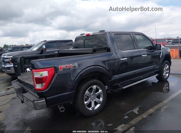 1FTFW1ED8NFA97284 2022 FORD F150 Blue Rear right