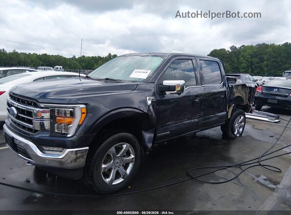 1FTFW1ED8NFA97284 2022 FORD F150 Blue Front left