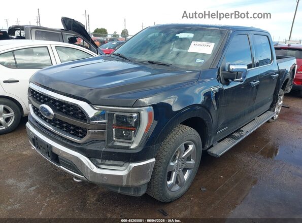 1FTFW1EDXMFB77958 2021 FORD F150 Black Front left