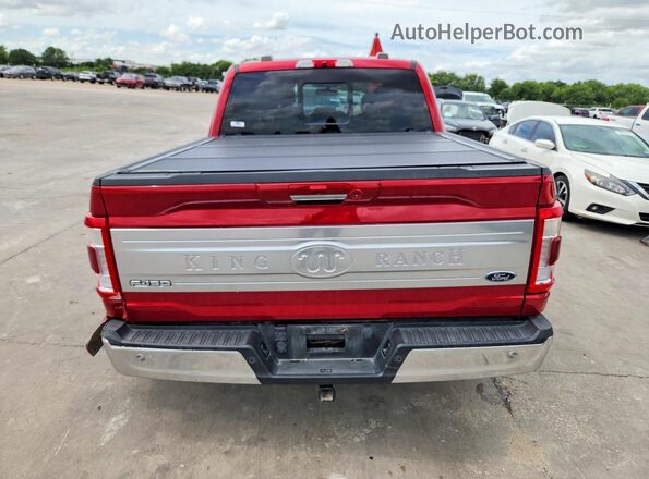 1FTFW1EDXMFC70933 2021 FORD F150 Red უკანა ხედი