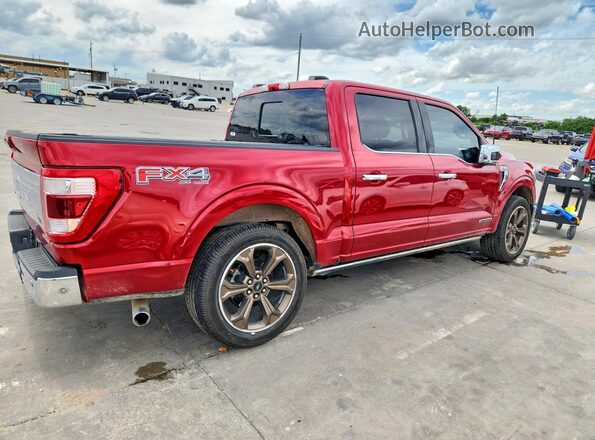 1FTFW1EDXMFC70933 2021 FORD F150 Red უკანა მარჯვენა
