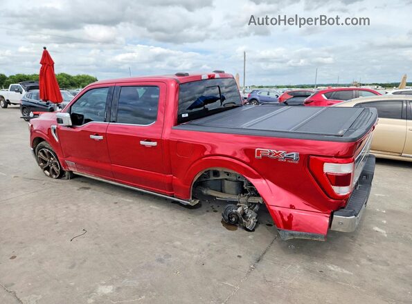 1FTFW1EDXMFC70933 2021 FORD F150 Red უკანა მარცხენა