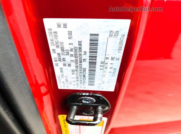 1FTFW1EDXMFC70933 2021 FORD F150 Red ძრავის განყოფილების ხედი