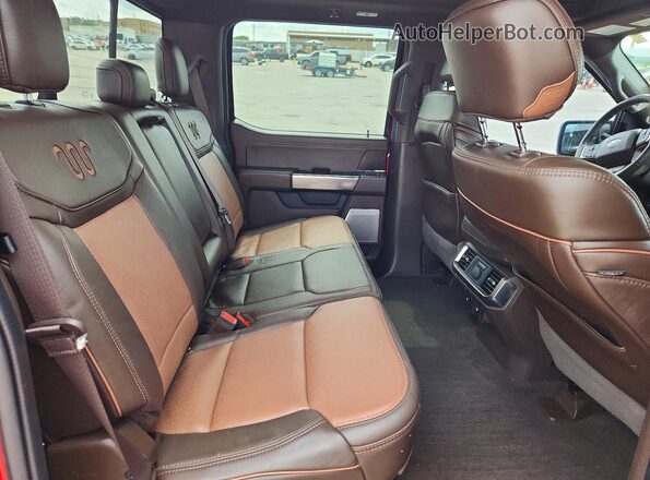 1FTFW1EDXMFC70933 2021 FORD F150 Red უკანა სავარძლების ხედი