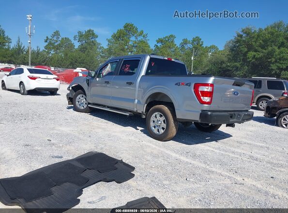 1FTFW1EDXNFB36943 2022 FORD F150 Silver Tył lewy