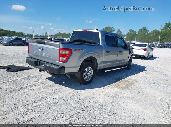 1FTFW1EDXNFB36943 2022 FORD F150 Silver Tył prawy