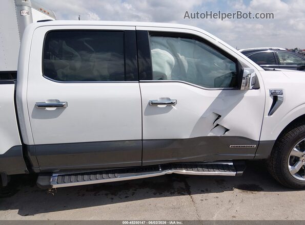 1FTFW1EDXPFA72809 2023 FORD F150 White Widok wnętrza 360 stopni