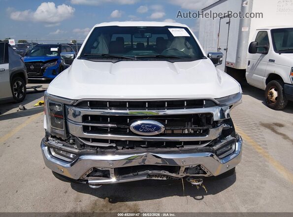 1FTFW1EDXPFA72809 2023 FORD F150 White Widok wnętrza z tyłu