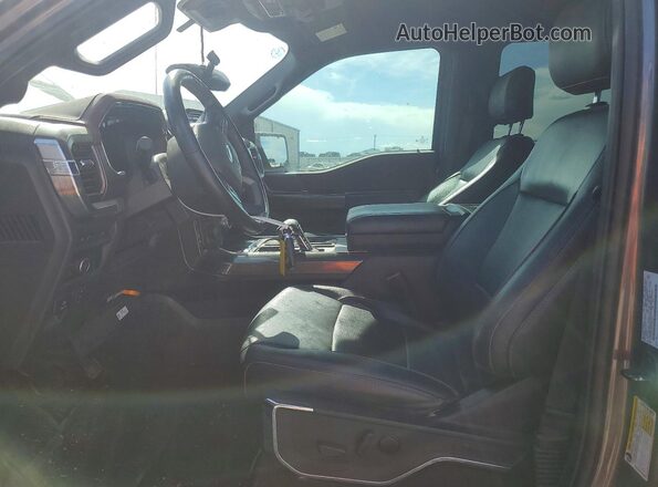 1FTFW1EDXPFB64521 2023 FORD F150 Charcoal წინა სალონის ხედი