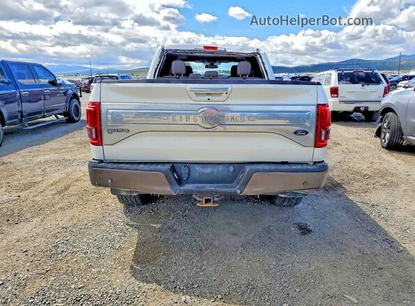 1FTFW1EF0GFB26622 2016 FORD F150 White Rear view