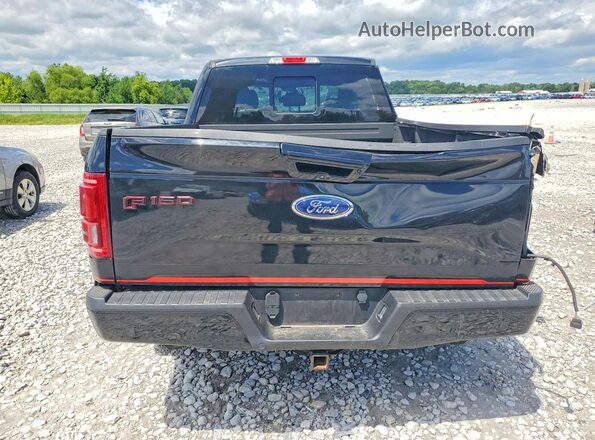 1FTFW1EF0HFC64260 2017 FORD F150 Black უკანა ხედი