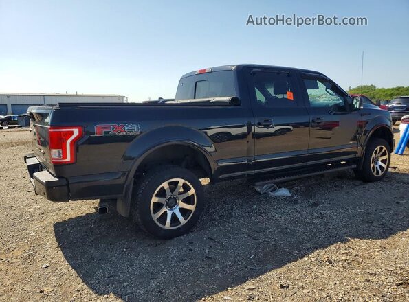 1FTFW1EF1HFC53672 2017 FORD F150 Black Tył prawy