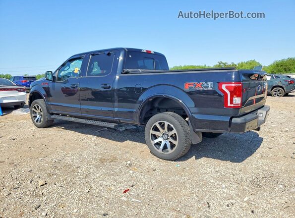 1FTFW1EF1HFC53672 2017 FORD F150 Black Tył lewy