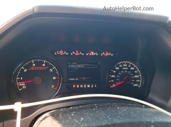 1FTFW1EF1HFC53672 2017 FORD F150 Black Widok zestawu wskaźników