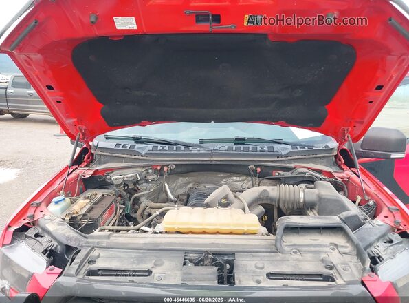 1FTFW1EF3GFB11385 2016 FORD F150 Red უკანა ხედი