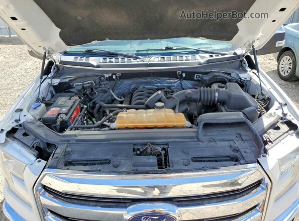 1FTFW1EF3HFA15063 2017 FORD F150 White Widok wnętrza z tyłu