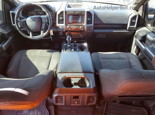 1FTFW1EF4GFB14702 2016 FORD F150 Black Առջևի վահանակի տեսք