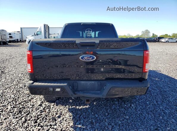 1FTFW1EF4GFB14702 2016 FORD F150 Black Հետևի տեսք