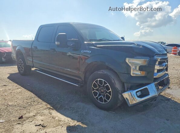 1FTFW1EF5GKD59760 2016 FORD F150 Зеленый Передняя правая четверть