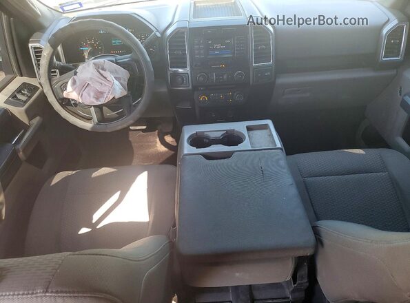 1FTFW1EF5GKD59760 2016 FORD F150 Зеленый Вид панели приборов