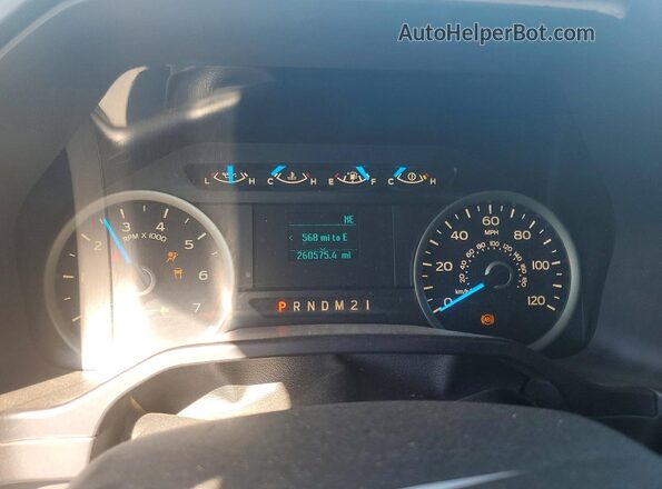 1FTFW1EF5GKD59760 2016 FORD F150 Зеленый Вид щитка приборов