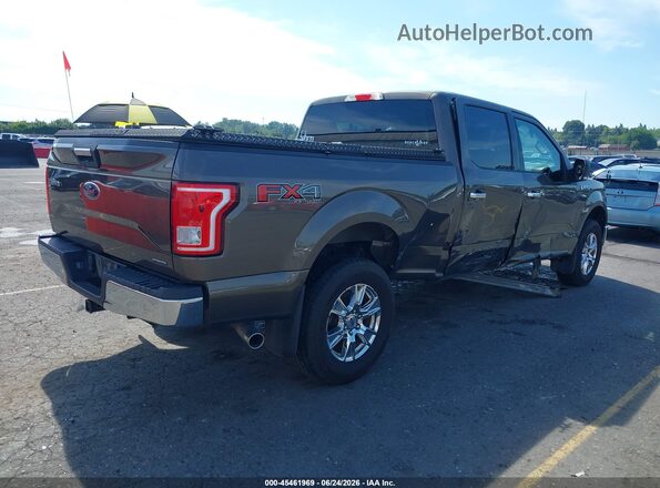 1FTFW1EF6GFB84461 2016 FORD F150 Brown Tył prawy