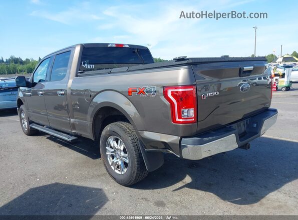 1FTFW1EF6GFB84461 2016 FORD F150 Brown Tył lewy