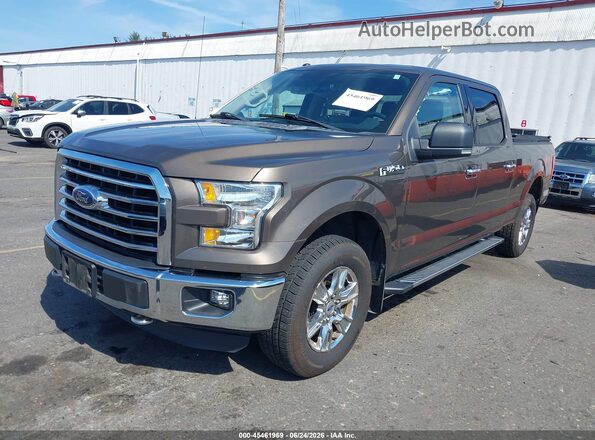 1FTFW1EF6GFB84461 2016 FORD F150 Brown Przód lewy