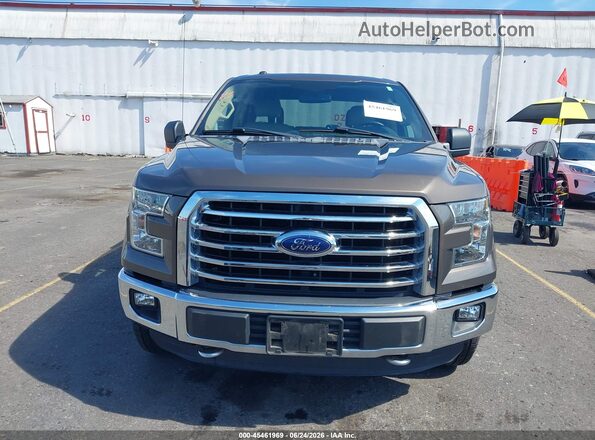 1FTFW1EF6GFB84461 2016 FORD F150 Brown Widok zestawu wskaźników