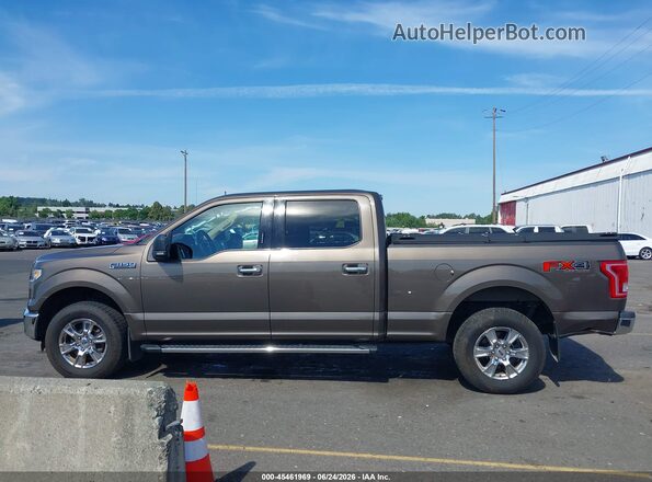 1FTFW1EF6GFB84461 2016 FORD F150 Brown Widok wnętrza 360 stopni