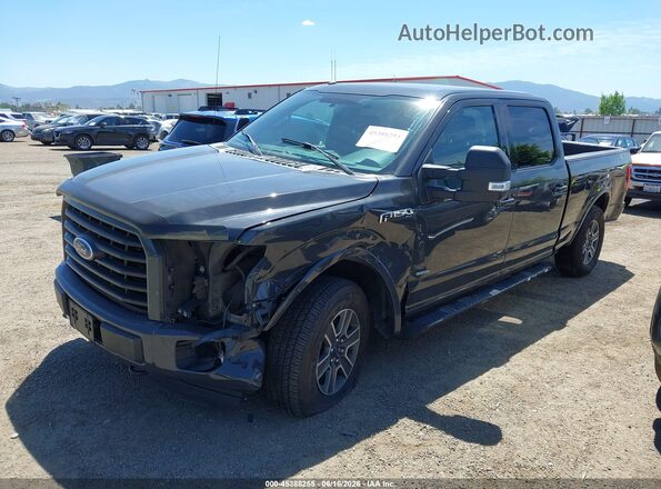 1FTFW1EG2GKD18141 2016 FORD F150 Серый Передняя левая четверть