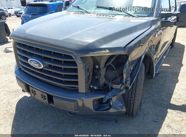 1FTFW1EG2GKD18141 2016 FORD F150 Серый Вид спереди