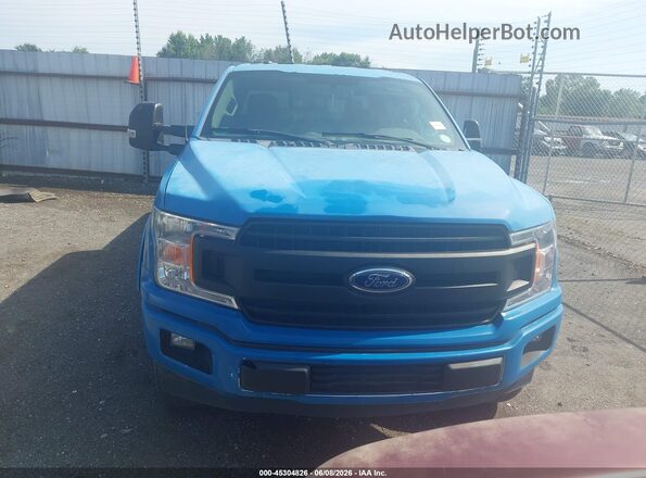 1FTFW1EG3JFD43338 2018 FORD F150 Синий Вид щитка приборов