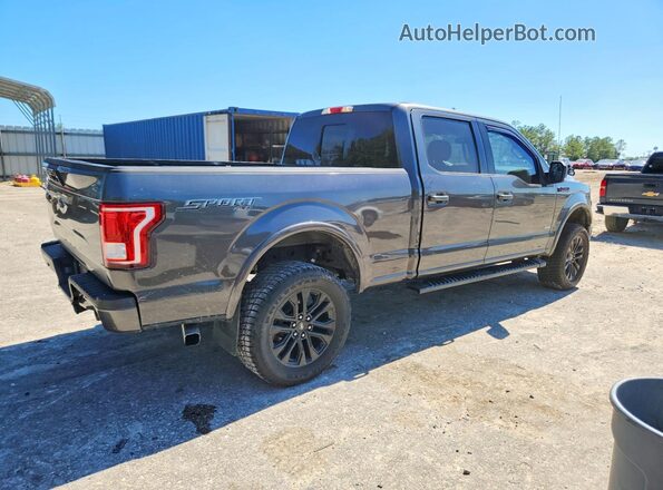 1FTFW1EG4HFB06366 2017 FORD F150 Gray Հետևի աջ