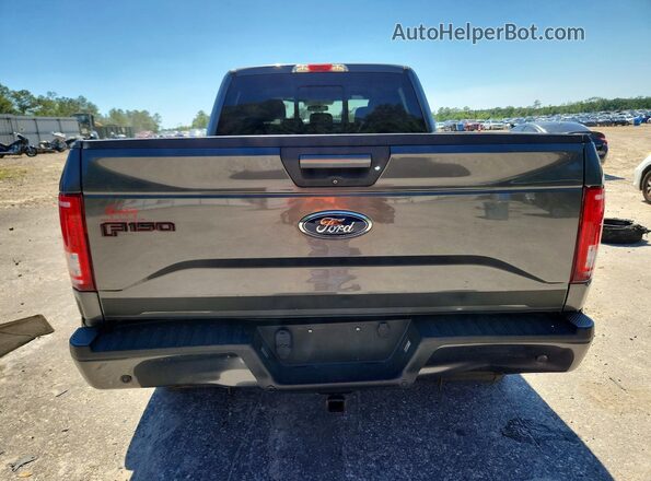 1FTFW1EG4HFB06366 2017 FORD F150 Gray Հետևի տեսք