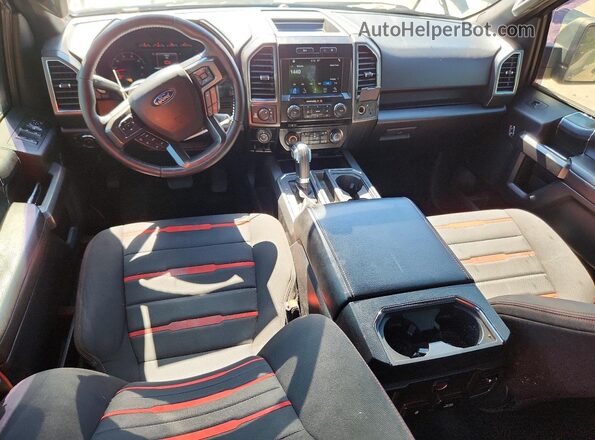 1FTFW1EG4HFB06366 2017 FORD F150 Gray Առջևի վահանակի տեսք