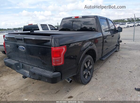 1FTFW1EG5GFC37076 2016 FORD F150 Black 